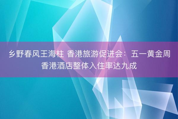 乡野春风王海柱 香港旅游促进会：五一黄金周香港酒店整体入住率达九成